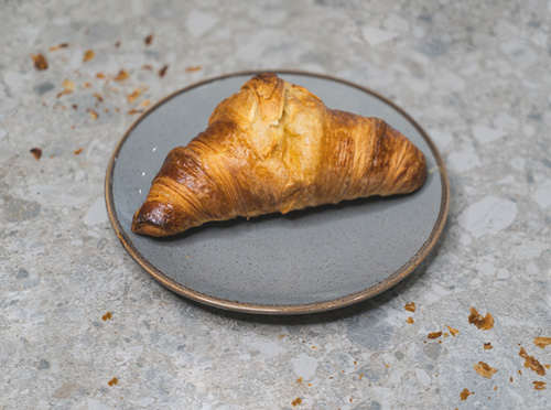 croissant, Café Aalborg, takeaway, Aalborg café